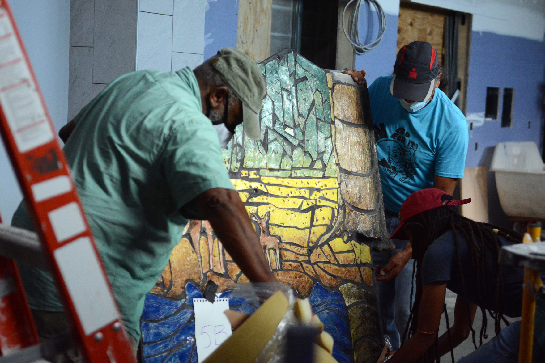 Little Eagle Arts Foundation mural for Baraboo middle school